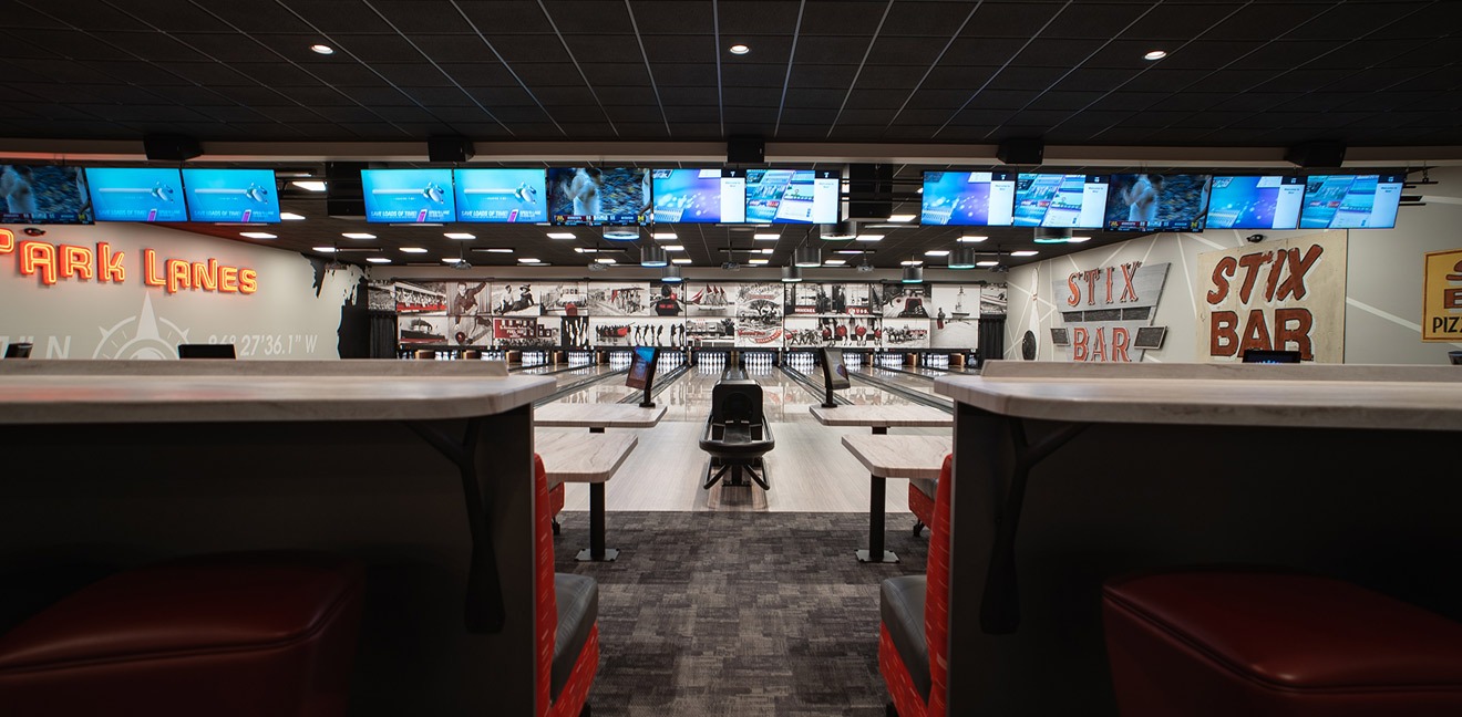 bowling alley stix event center ludington MI